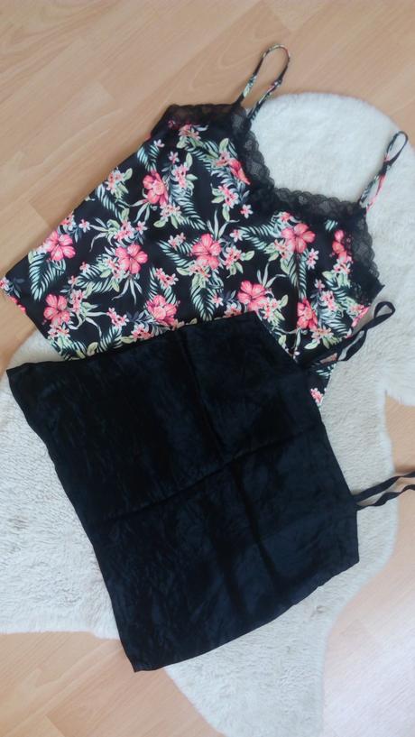 2x saténové tielko, s