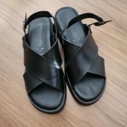 Kožené sandále tamaris, tamaris,40