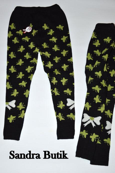 Detské úpletové legínky - kamašky, 80 - 140