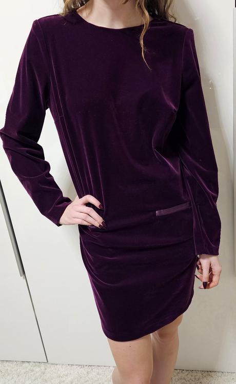 Velúrové mini šaty, mohito,40