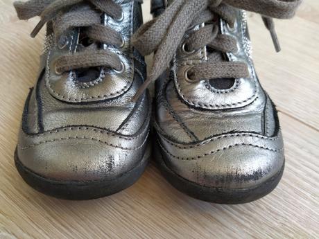 Celokožené topánky, naturino,22