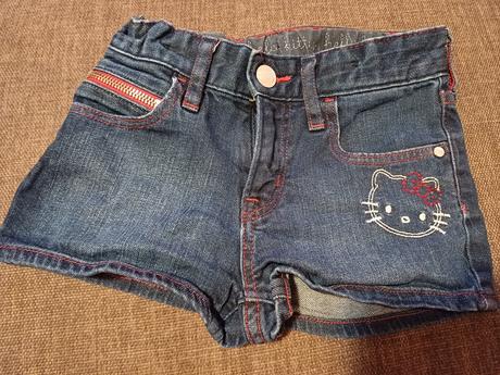 Rifľové kraťasy hello kitty 122, hello kitty,122