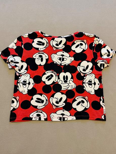 Crop top -mickey mouse, h&m,152