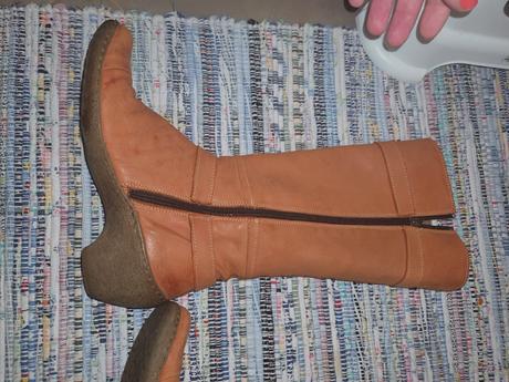 Kožené čižmy 37, 37