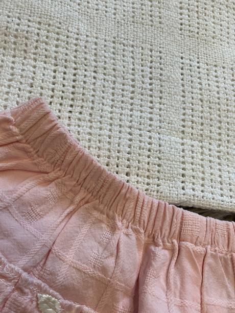 Dievčenská ružová letná sukňa s fodričkami (86), 86