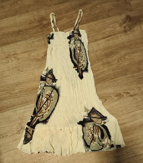 Letné šaty na ramienka, s