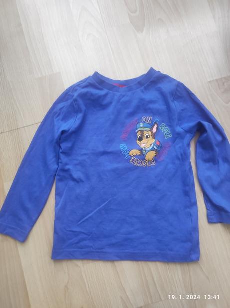 Tričko dlhý rukáv pre chlapca, f&f,110