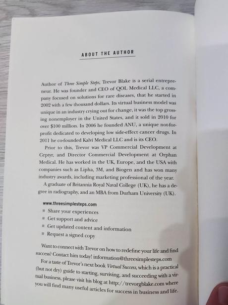 Three simple steps-a map to success in business...,