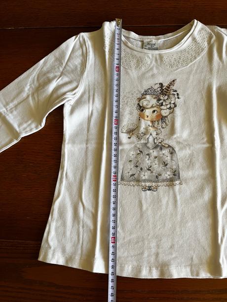 Tričko s dievčatkom barónkou 122/128, mayoral,122