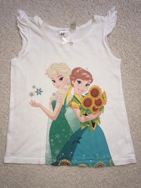 Pyzamko frozen - anna a elsa, h&m,128