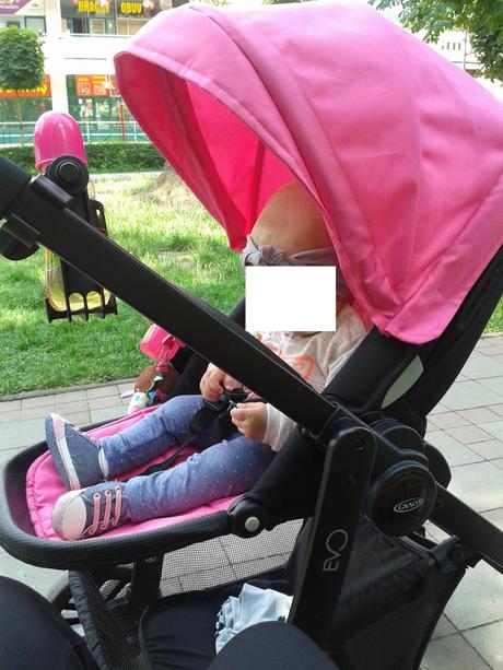 Strieška a podložka na kočík graco evo, graco,graco evo