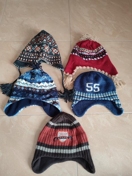 Detské zimné ciapky, 116