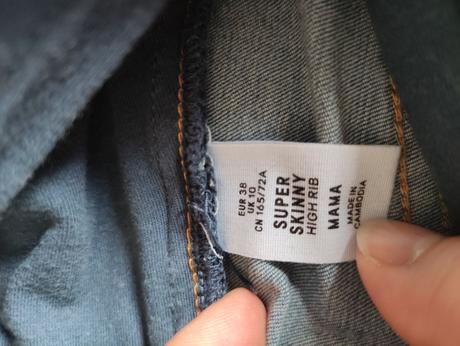 Tehotenské rifle, h&m,38