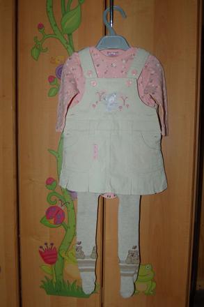 Menžestrové šatôčky + body 6-9 m - cherokee, cherokee,68
