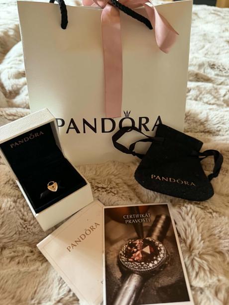 Pandora original koralka-privesok zamok srdce, pandora