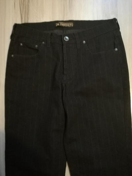 Nohavice elegantné, denim,34