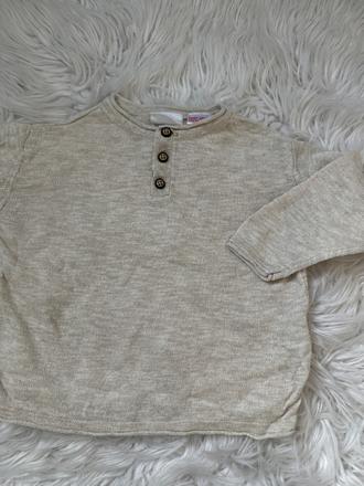 Upletový sveter zara, zara,74