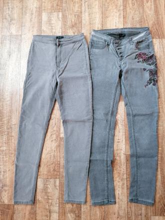 2x damske rifle, velk. m, denim,m