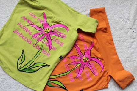 2ks tričiek so spustenými ramenami, m