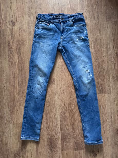 Chlapcenske rifle t.hilfiger, velkost 164, tommy hilfiger,164