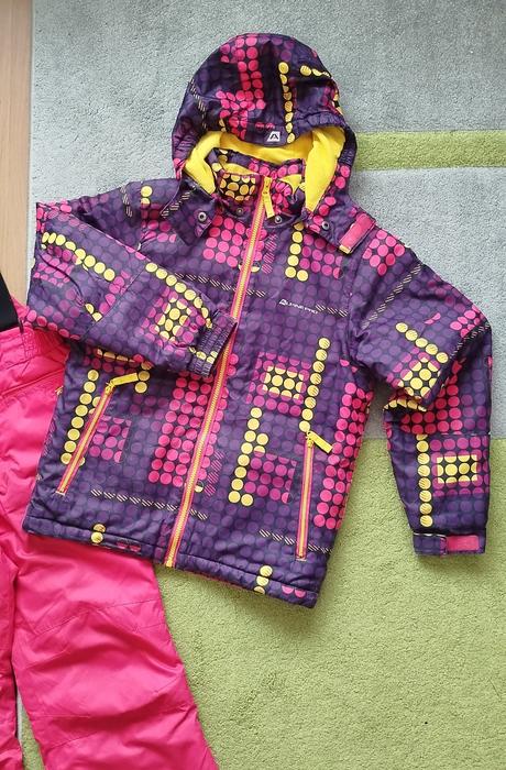 Oteplovačky + vetrovka, suprava, alpine pro,140