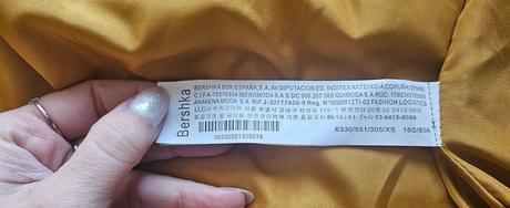 Zimna bunda, bershka,xs