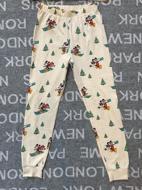 Chlapcenske pyzamo mickey, h&m,134 / 140