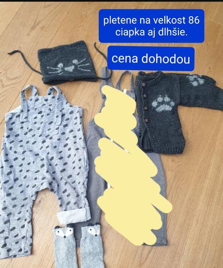 Pleteny svetrik ciapka, 86