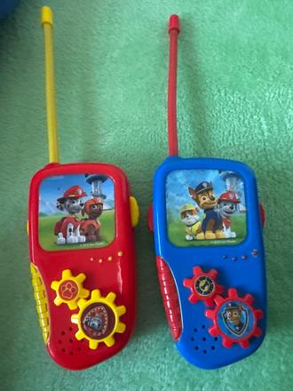 Detské vysielačky paw patrol,