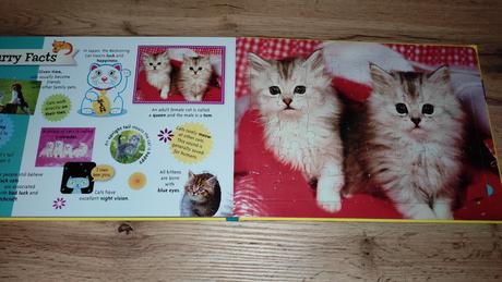 Mačiatka velká kniha s puzzle,