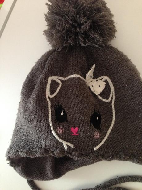 Čiapka s mačičkou, h&m,86