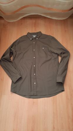 Pánska olivová/khaki košeľa, f&f,l