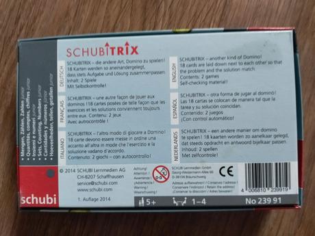 Logická skladačka schubitrix,