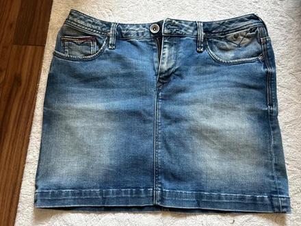 Rifľová minisukňa, tommy hilfiger,m