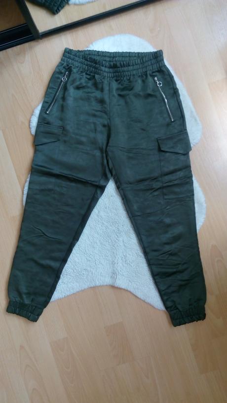 Zara nohavice lesklé, zara,s