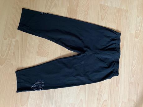 Legíny so srdiečkami, 3/4-ťové, kik,146