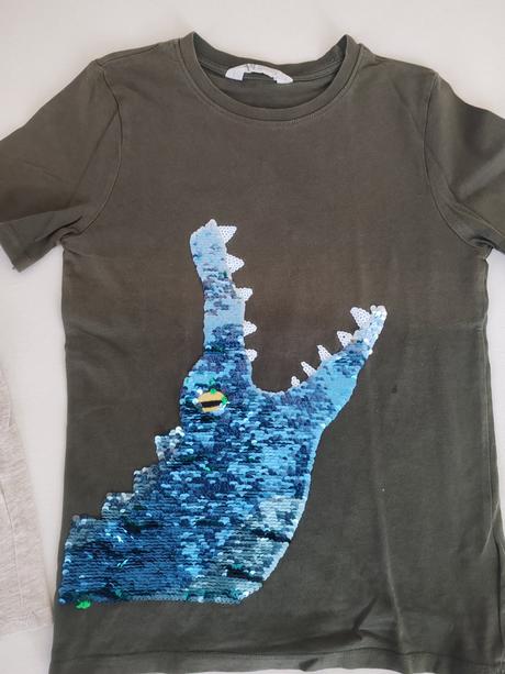 Premieňacie tričká, h&m,134