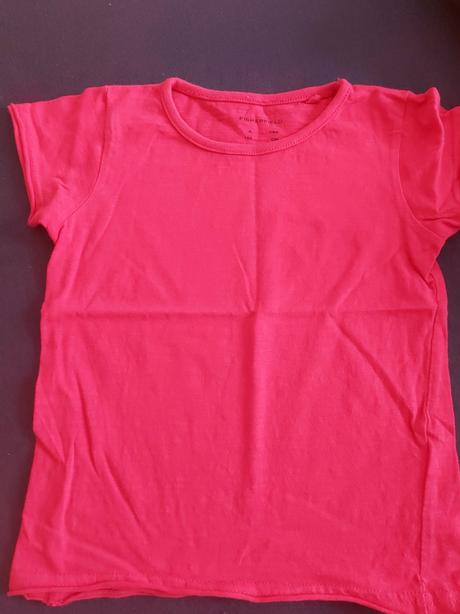 Tričká 9ks + 1 šaty grátis, 104