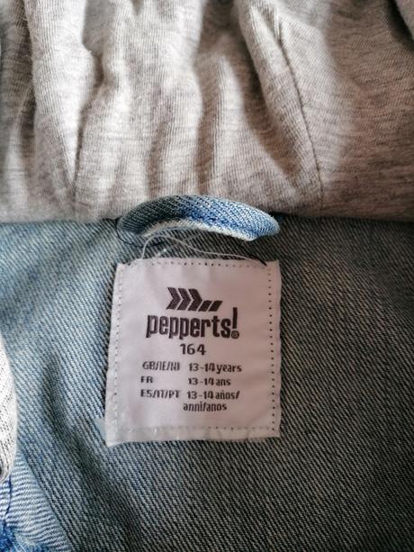 Chlapčenská rifľová bunda, pepperts,164