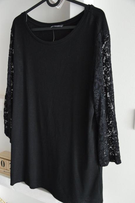 Top s čipkou, c&a,m