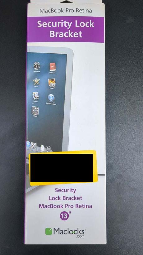 Zámok na macbook pro retina 13", nový, apple