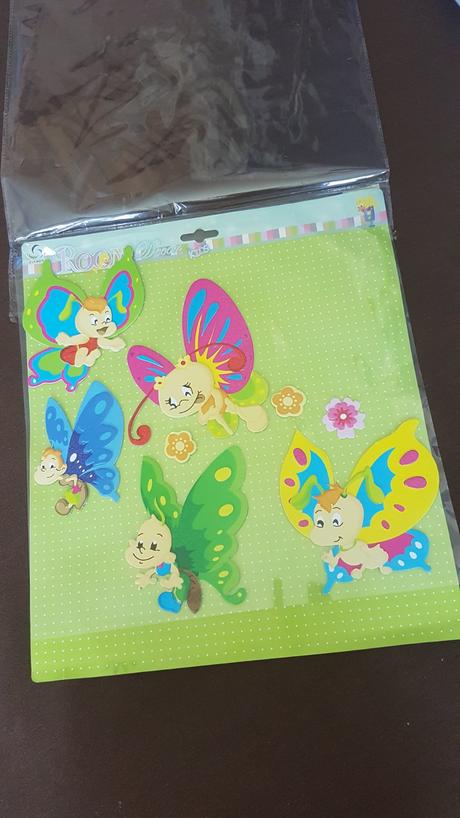 Nalepovacie motýle/dekorácia, 