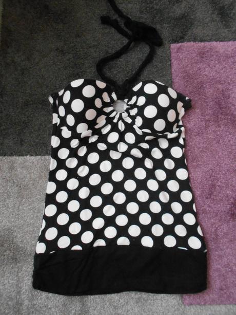 Letný top so zaväzovaním okolo krku, tally weijl,xs