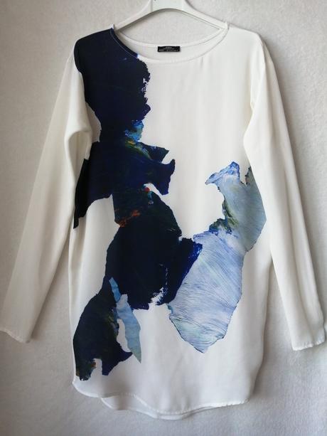 Pekná dlhá blúzka od zary, zara,36