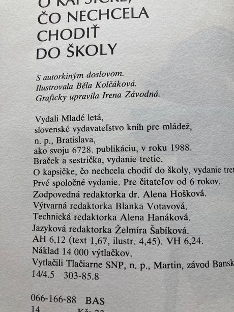 Braček a sestrička.o kapsičke, čo nechcela..(1988),