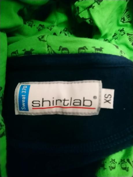 Tmavo modrá mikina klokanka, shirtlab, l/xl, xl