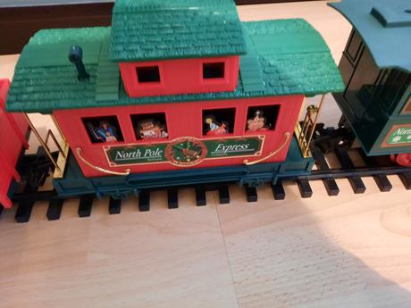 Vláčiky vianočne,veľke - 4 ks, cca 22 x 11cm,