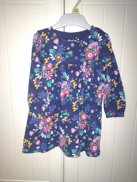 Dievčenské šaty s dlhým rukávom, f&f,86