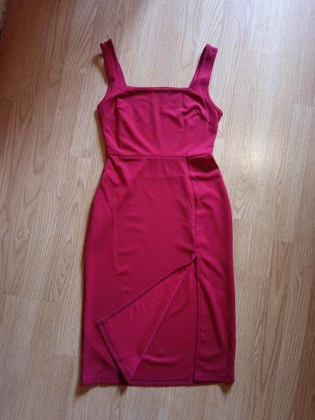 Bordové šaty, s / xs