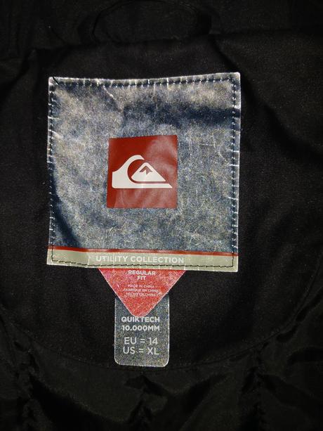 Lyžiarska bunda quiksilver 10 000 +oteplovaky, quiksilver,158